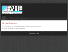 Tablet Screenshot of faheinfo.org